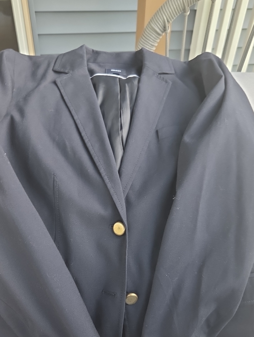 Gap Navy Blazer with Gold Buttons